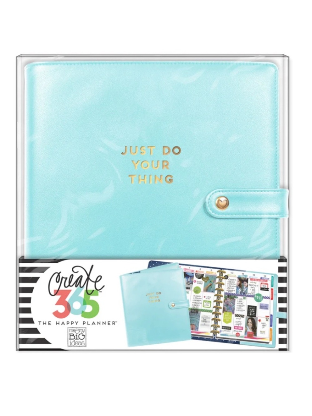 Happy Planner MAMBI Create 365 Deluxe Cover Limpet Blue BIG Size CODL-04 NEW